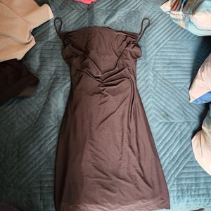 21 Saints rouched Little Black Dress